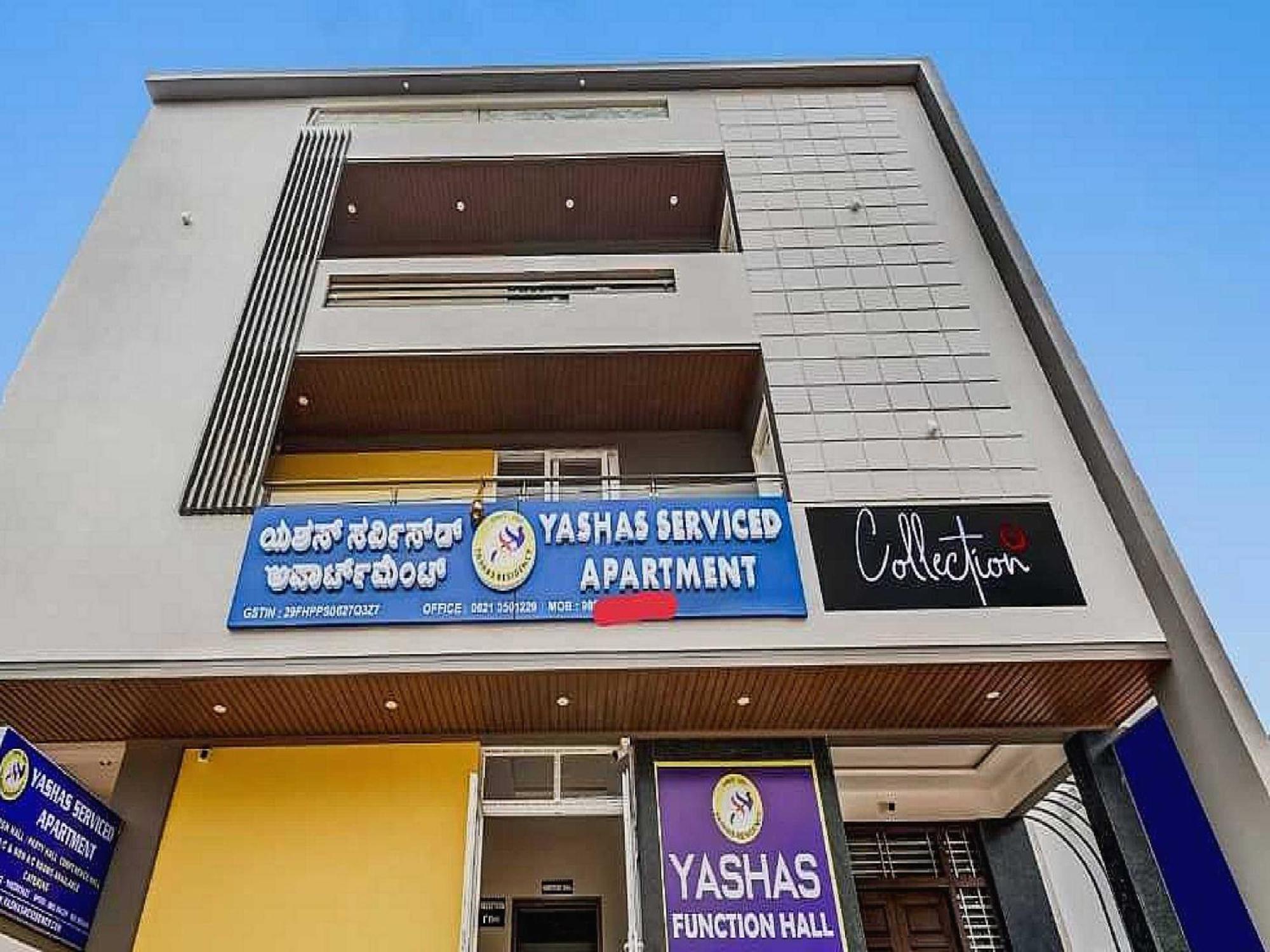 Collection O Yashas Serviced Apartment Vanivilasa Puram Exteriör bild