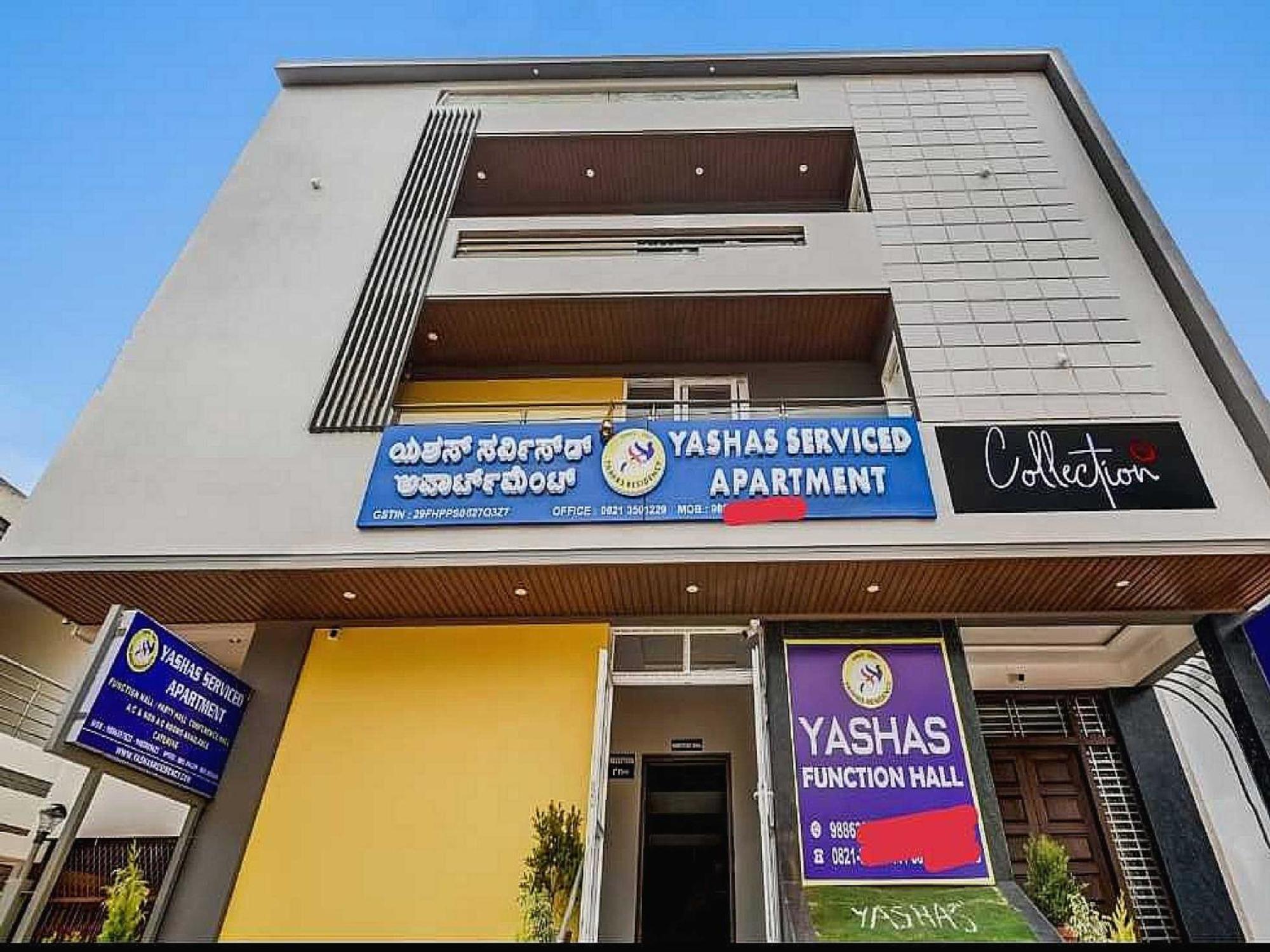 Collection O Yashas Serviced Apartment Vanivilasa Puram Exteriör bild