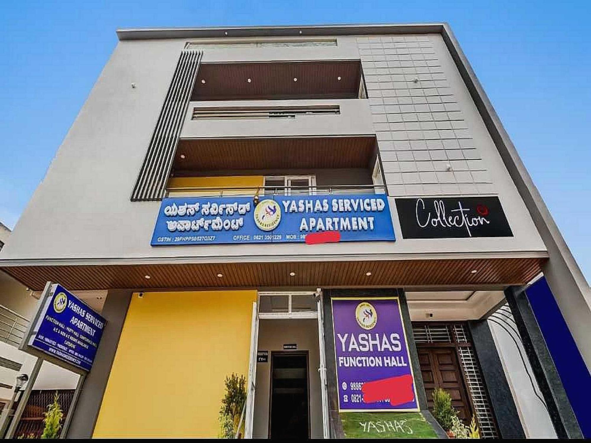 Collection O Yashas Serviced Apartment Vanivilasa Puram Exteriör bild